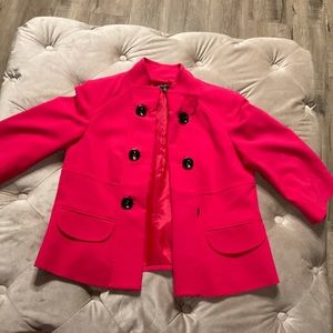 Nine West Hot Pink Blazer